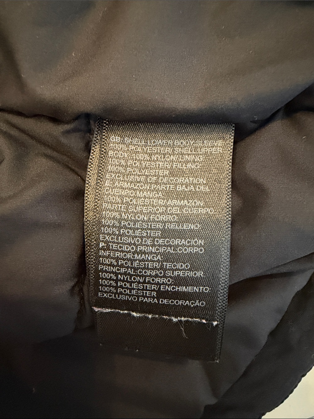 The North Face Kids Black Puffer Jacket 3T - Picture 5 of 5